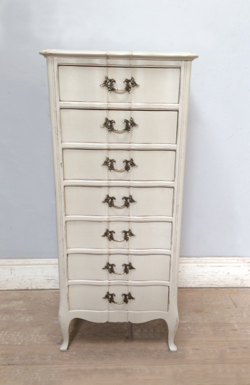old french tall chest of drawers